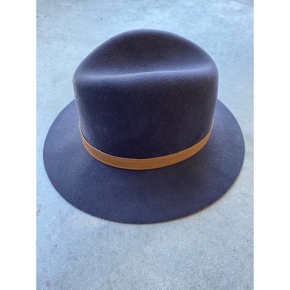 Janessa Leone Darian Wool Felted Hat Grey Medium - Picture 3 of 8